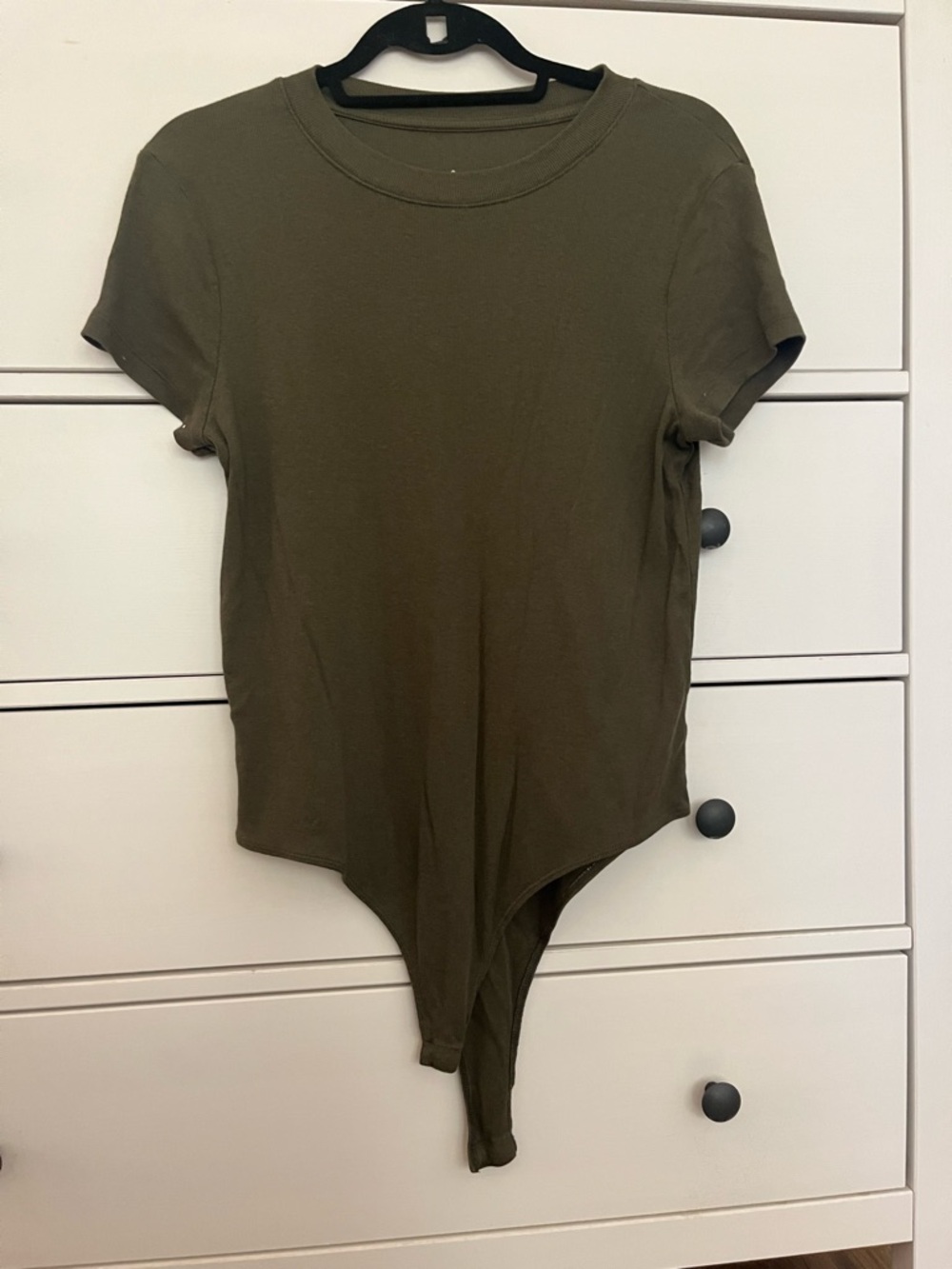 a new day Olive Short-Sleeve Bodysuit
